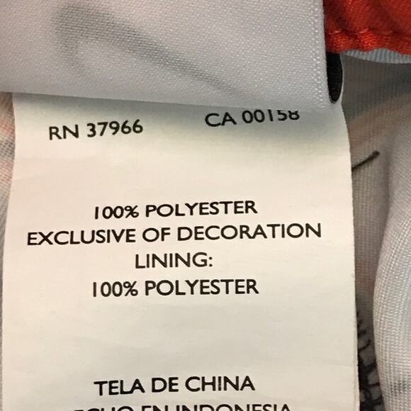 Nike Plaid Board Shorts Orange White Size 32 - Picture 9 of 10